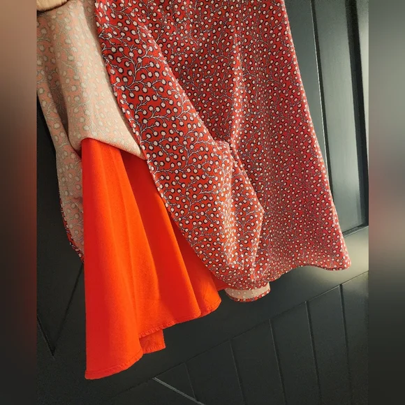 French Connection Elao Drape Puff Sleeve Dress Size 8 - EUC - Picture 6 of 11